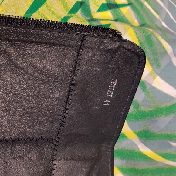 Hobbs black leather knee high Boots sz 41 - Picture 4 of 4